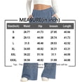 thumbnail image 3 of Jeans for Women Pull On Palazzo Pants Summer High Waist Wide Leg Trousers Casual Flowy Loose Pants with Pockets Brown L, 3 of 7
