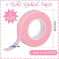 thumbnail image 2 of 6 rollos de cinta adhesiva para pestañas, cinta adhesiva para extensiones de pestañas, maquillaje, 2 of 5