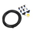 thumbnail image 1 of Kit De Accesorios De Vacío, Accesorios De Conexión A Presión Resistencia A La Abrasión Tubo De 15 Pies Duradero Flexible 180 Psi Para Vehículos Turbocargados Con Válvula De ANGGREK Air Line Tubing Kit, 1 of 8