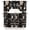 Black Brown, variant on Boho Geometric Swag Valances for Windows, Modern Abstract Art Tropical Striped Kitchen Valance Rod Pocket Window Treatment, Bathroom Swag Curtain Panel for Living Room, 56 x 36 inch