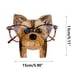thumbnail image 3 of Fiudx Expositor de Gafas de Madera, Artesanía Robusta, Almacenamiento de Oficina Moderno, Bonito Marco Decorativo, Organizador de Escritorio para El Hogar, Regalo Ideal para Entusiastas, Diseño de So, 3 of 5