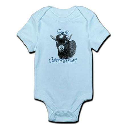 Baby Goat Leather - CafePress - Goat Cutest Kid Ever Infant Bodysuit - Baby Light Bodysuit