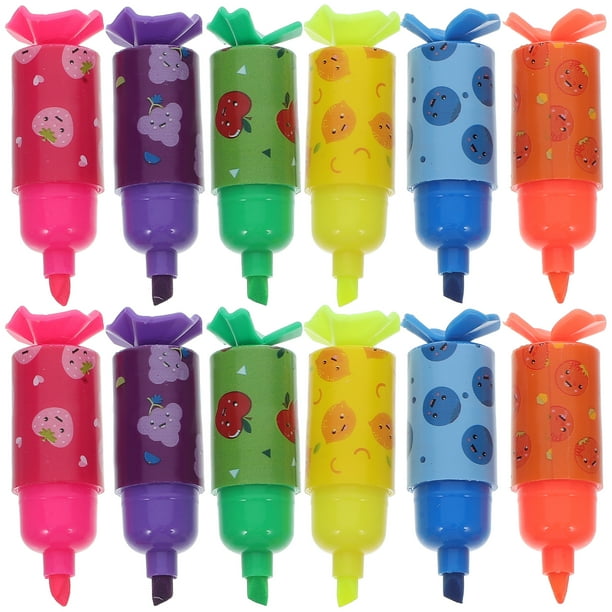 KAKOWELY 30 mini resaltadores de color pastel para niños y estudiantes, bonitos marcadores para fiestas de dulces, útiles escolares y de oficina.