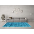 thumbnail image 3 of Ahgly Company Indoor Rectangle Oriental Light Blue Industrial Area Rugs, 8' x 10', 3 of 4