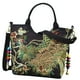 thumbnail image 1 of Bolso de mano bordado para mujer, estilo tradicional chino, bandolera para trabajar Negro, 1 of 9