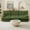color4, variant on NESTIA 77" Modern Loveseat with Lattice Cushion, Chenille, Green