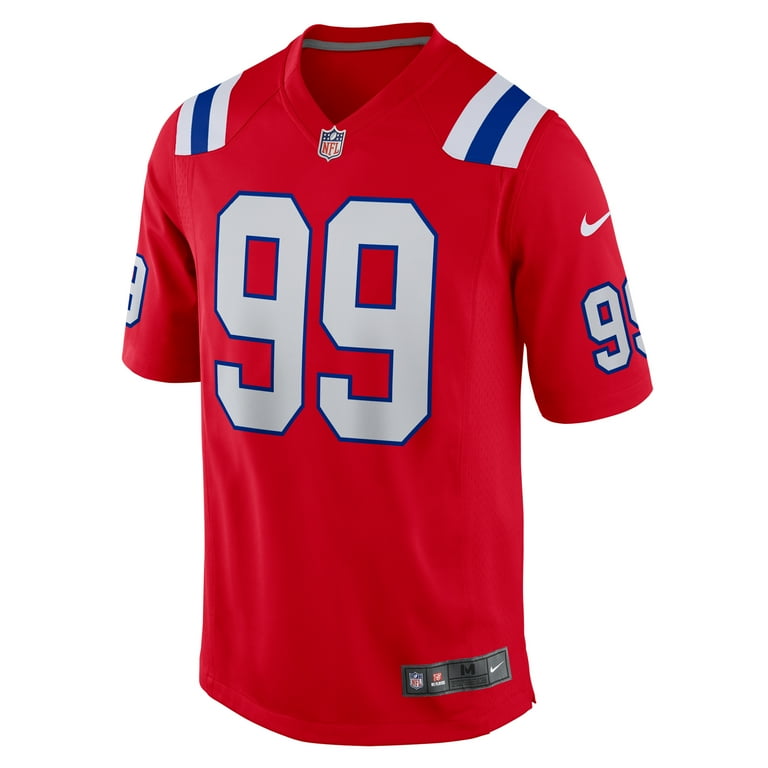Men's Nike Keion White Red New England Patriots Alternate