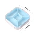 thumbnail image 3 of Qaailabf Portable Vitamin Organizer Box, 5 Compartments Pill Case with Large Capacity, Travel-Sized Plastic Pill Divider | Compact, Leakproof & Moisture-Proof Design, Easy Carry for Supplements, 3 of 6