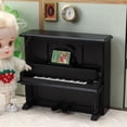 thumbnail image 4 of KAKOWELY Piano en miniatura de madera, modelo de piano pequeño, adorno paisajístico para casa., 4 of 4