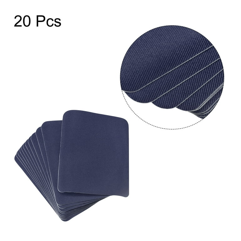 5Pcs Black Embroidered Patches Hotfix Iron On Patch Applique For Clothing  Repair Glow In Dark Navy