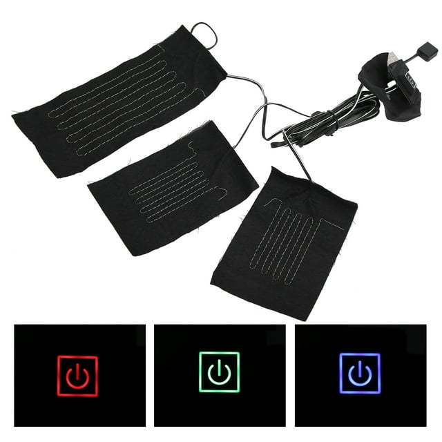 Wear- Lightweight Electric Heater Sheet Electric Heating Pads, Electric Warming Heated Pad, for Camping Hiking