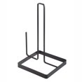 thumbnail image 1 of Portarrollos de papel de cocina de metal, soporte para pañuelos de baño, servilletero vertical, accesorios de almacenamiento para el hogar y escritorio, color negro, 1 of 5