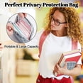 thumbnail image 5 of 5 Pcs Sanitary Napkin Storage Bag, Portable Period Bag Menstrual Pad Bag, Period Pouch for Panty Liners Tampons Sanitary Pads,  Feminine Menstruation First Period Bags for Teen Girls Women, 5 of 7