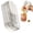 White, variant on Plastic Ice Cube Trays 1 Pack - Plastic Ice Cube Molds With Leak Proof Removable Lid Square Ice Cube Trays For Freezer,Stackable Flexible Ice,Stackable Ice Cube Mold For Chilling Drinks,Green