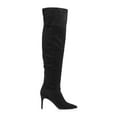 thumbnail image 3 of AQUA Womens Black Comfort Lola Pointed Toe Stiletto Zip-Up Dress Boots Shoes 7 M, 3 of 4