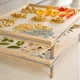 thumbnail image 5 of Wooden Pasta Herb Drying Racks Multipurpose 2-tier Food-dryer Holder Practical -sy, 5 of 5
