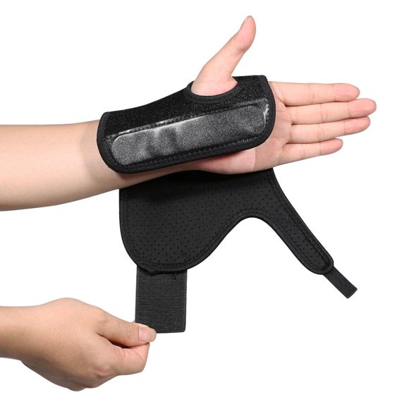 Ejoyous Wrist Brace Splint Support Left Right Hand Carpal Syndrome Support Recovery BLK,Wrist Brace