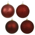 thumbnail image 5 of Vickerman N592003DA Boule Percée Rouge 4 Finitions Assorties, 8 Po. - 4 par Sac, 5 of 5