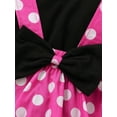 thumbnail image 5 of Blotona Baby Girl Strap Dress Ruffle Outfits Polka Dot Overall Dress Bow Polka Dot Skirts Set, 5 of 9