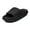 Black, variant on JACKSHIBO Anti-Slip Shower Shoes Pillow Slippers Sandals for Women Men Comfy Cushioned Thick Sole House Slides