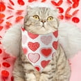 thumbnail image 5 of Costeam Valentine’s Day Pet Scarf Tricot Apparel for Cats Dogs Soft Pet Accessories Romantic Holiday Decor, 5 of 6