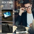 thumbnail image 4 of for Samsung Galaxy S20 FE Case Wallet for Women and Men, Samsung Galaxy S20 FE Case, PU Leather Magnetic Flip Strap Wristlet Zipper Card Holder Wallet Business Phone Cover for S20 FE, Black, 4 of 10