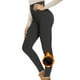 thumbnail image 1 of Pantalones de yoga de cintura alta, informales, de invierno, de color liso, con forro polar, cálidos y de rayón para mujer, 1 of 3