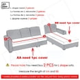 thumbnail image 4 of Velvet Sofa Cover Green Couch Cover Thick Slipcovers For Armchairs 3 Seater Sofa Cover For Living Room Sofa Protection For Pet, 4 of 6