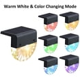 thumbnail image 1 of Auting Solar Garden Fence Light (1 Unit), Solar Garden Fence Lighting, Bridge Decoration, Waterproof, Color Changing LED Light for Patio, Stairs and Garden., 1 of 5
