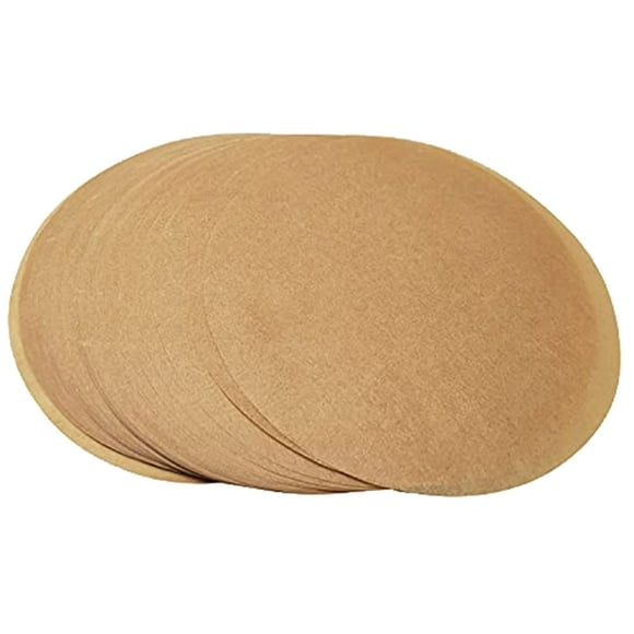 Limorve 200Pcs Burger Patty Paper Meat Separator Waterproof Oil-proof Square/Round Wax Paper Multipurpose Disposable Hamburger Sheets BBQ Meat Press Paper Kitchen Supplies Brown