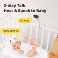 thumbnail image 4 of NETVUE Peekababy Baby Camera Monitor, Wireless Baby Monitor with Camera & Audio, 4-in-1 Crib Mount, Smart App, Sleep Analysis & Two-Way Talk, 4 of 6