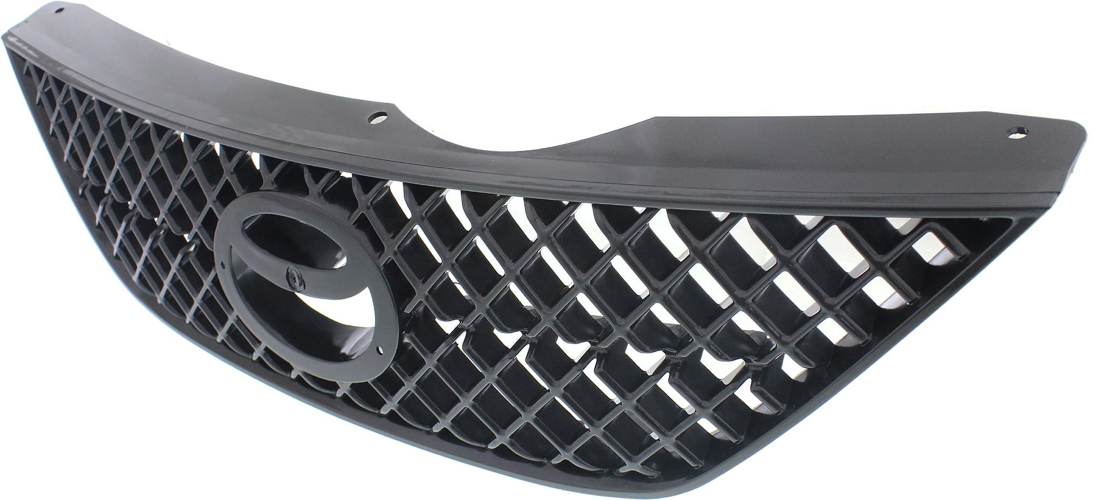 Grille Assembly Compatible With 2006-2008 Toyota Solara Black Shell and Insert