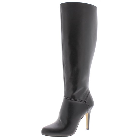 INC Womens Taisa Solid Almond Toe Knee-High Boots