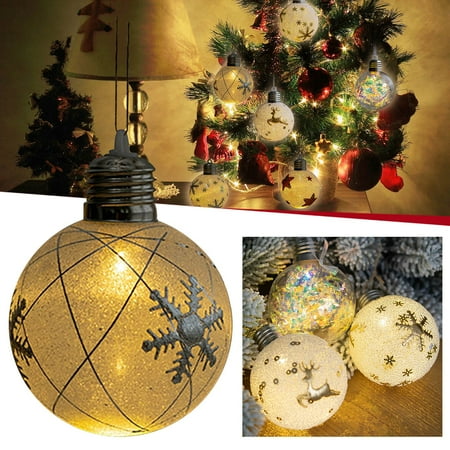 

TANGNADE Christmas Ball Pendant Glowing Christmas Ball Lights Christmas Ball Decoration Christmas Decorations
