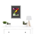 thumbnail image 2 of Letter Z Trippy Dripping Flower Decorative Graffiti Mural Alphabet Initial Stencil Artwork Framed Wall Art Print A4, 2 of 4