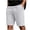 White, variant on Besolor Men's Shorts Summer Casual Knee Length Elastic Waisted Drawstring Loose Workout Half Pants with Pockets(X-Large,White)