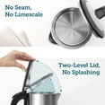 thumbnail image 2 of Cosori Electric Kettle, Cool-Touch Double Wall Stainless Steel Insulated, Automatic Shut Off & Boil-Dry Protection, Durable Tea Kettle Boiler & Heater, 1.5L/1500W, Silver, 2 of 7