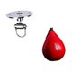 thumbnail image 3 of Saco de boxeo de velocidad, pelota de boxeo de cuero PU para entrenamiento y fitness. Rojo, 3 of 9
