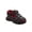 Black Red, variant on Rugged Bear Toddler Boy Closed Toe Hook & Loop Fisherman Style Sport Sandals