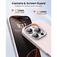 thumbnail image 3 of KOMI Designed for iPhone 16 Pro Max Case,Shockproof Liquid Silicone Protective Phone Case with Soft Anti-Scratch Microfiber Lining Ultra Slim Drop Protection Phone Cover 6.9 inch Dusty Pink, 3 of 5