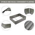 thumbnail image 2 of Ktaxon 48"L x 36"W x 12"H Iron Raised Garden Bed Dark Coffee, 2 of 13