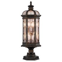 Fine Art Handcrafted Lighting 414483-1St Devonshire 4 Light 35" High Outdoor Pier Mount