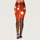 thumbnail image 2 of Gibobby Leggings deportivos mujer Pantalones estampados navideños personalizados para mujer, mallas navideñas de muñeco de nieve para fiesta de Papá(Rojo,G), 2 of 5