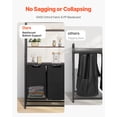 thumbnail image 5 of VEVOR 4 Tiers Laundry Sorter, Tall Laundry Hamper with Shelves and Hooks, 2 Section Freestanding Basket Organizer Storage with 600D Oxford Cloth Bags and Ladder Shelves for Dirty Clothes, Bathroom, 5 of 8