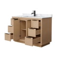thumbnail image 2 of Wyndham Collection WCF282848SLBCMUNSMXX Maroni 48" Free Standing Single Basin Vanity Set -, 2 of 4