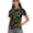 Clover Coin Design, variant on St. Patrick's Clover Pattern Golf Shirt, Breathable Daily Casual Moisture Wicking Pullover for Tennis Travel Outdoor V Neck Size XX-Large
