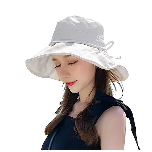 CONZONE Summer Sun Hat For Women Versatile Wide Brim Fisherman Cap Lightweight Outdoor Casual Bucket Hats