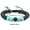 1 Pcs Blue Turquoise Volcanic, variant on Natural Tigers Eye Lava Rock Bracelet for Men Women Healing Energy Bead Jewelry-1 pcs Lava+hematite