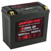 Banshee 20L-BS LiFePO4 Motorsports Battery Compatible with Yamaha FX1000A FX140 Cruiser 2002 to 2004