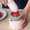 thumbnail image 2 of Manual Juicer Portable Orange Lemon Juicer Portable Plastic Fruit Manual Squeezer Juice Machine (Pink), 2 of 2